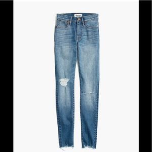 Madewell 9in skinny jeans in Frankie wash